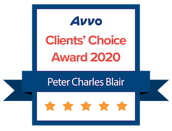 Avvo Rating Logo for Peter Blair